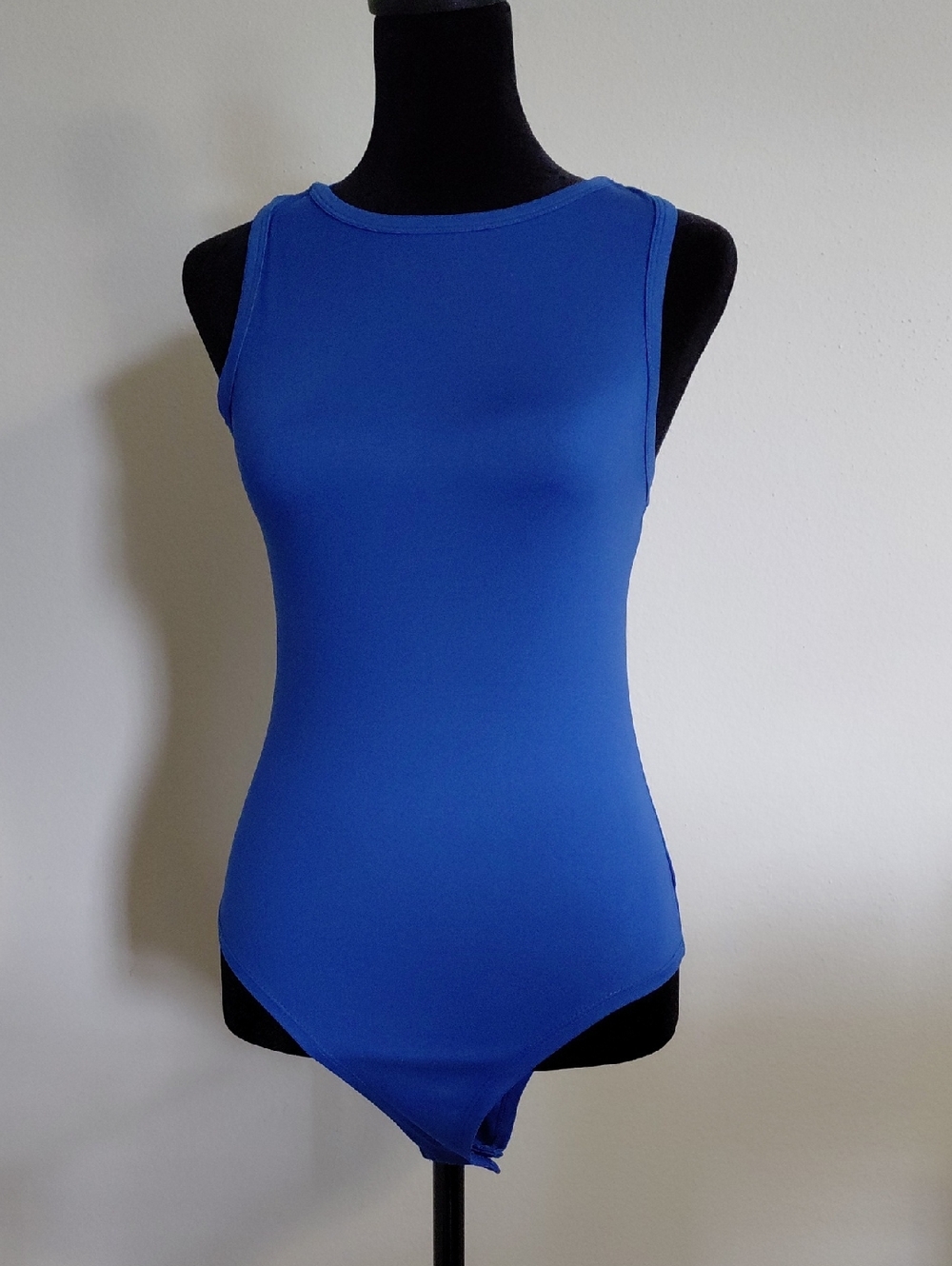 Zenana Outfitters Bold Blue Sleeveless Bodysuit